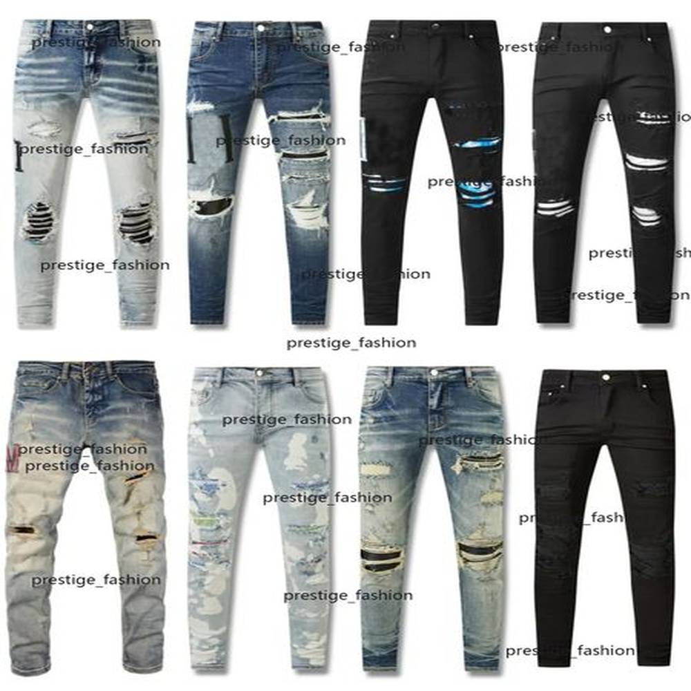 10A Mens designer jeans mens jeans embroidered jeans men pants knight embroidered torn fashionable cotton jeans mens work pants black jeans