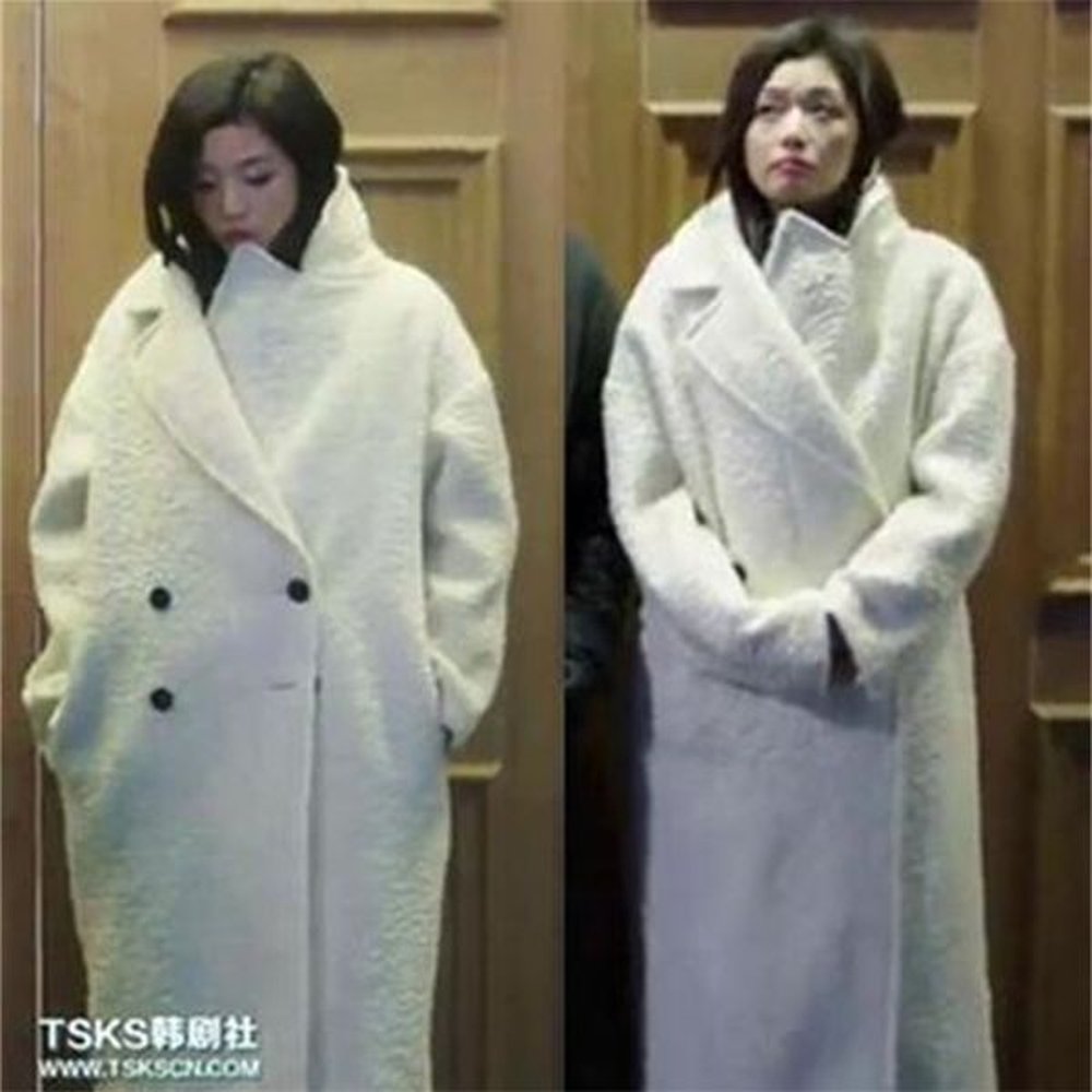 abrigos mujer uk new women spring winter simple white