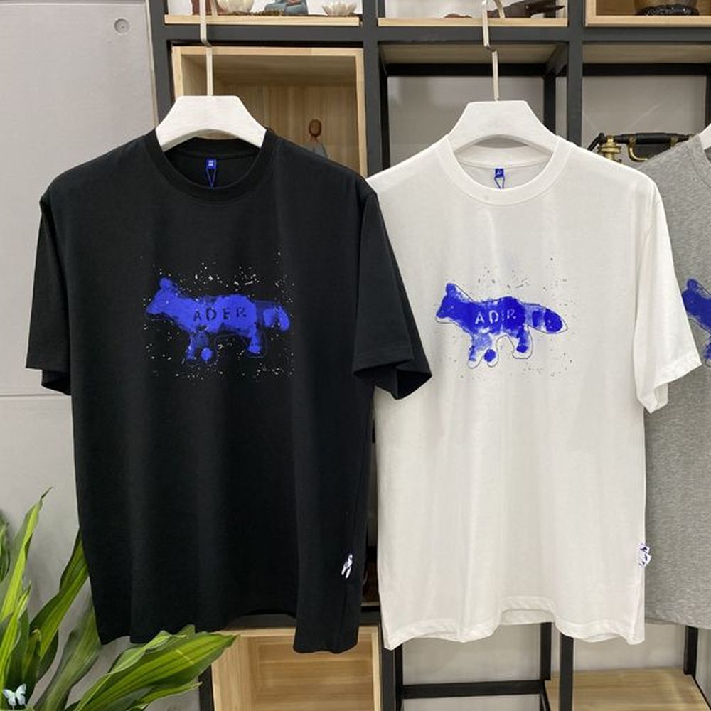 ader error t shirt men women fox tshirt adererror t
