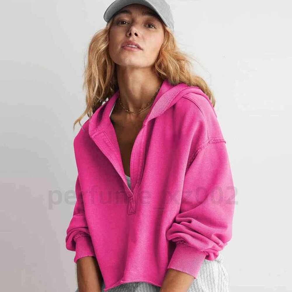 alogn hoodie womens pullover vneck long sleeved top with off
