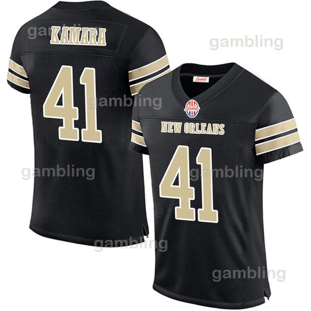 41 Alvin Kamara Football Stitched Jerseys Men Youth 12 Chris Olave 80 Jarvis Landry 32 Tyrann Mathieu2 Jameis Winston 56 Demario Davis For S