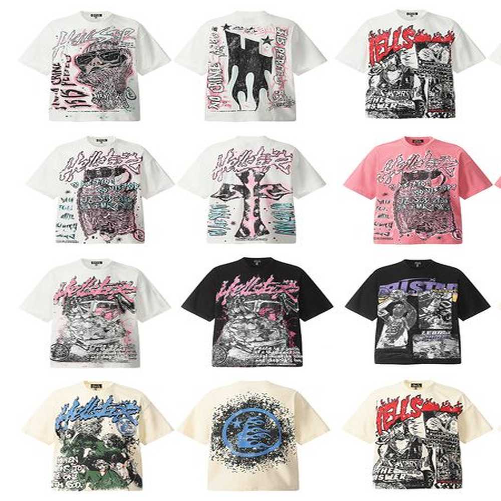 American Black Designer T-shirt For Men Women T Shirt Cotton Short Sleeve Graphic Printing Oversized Tee US Size