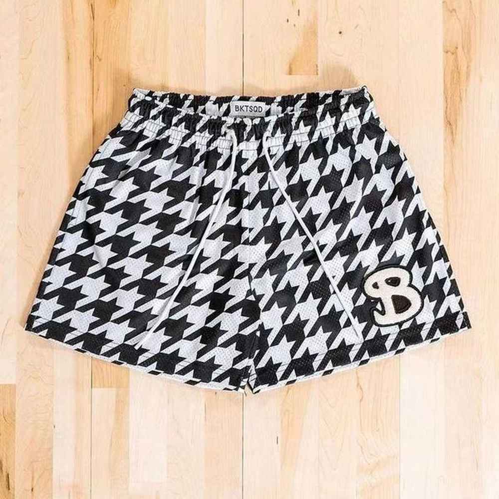 American Mesh basketball shorts mens summer exercise training fitness running quick drying quarter pants men sports shortsXJ241104
