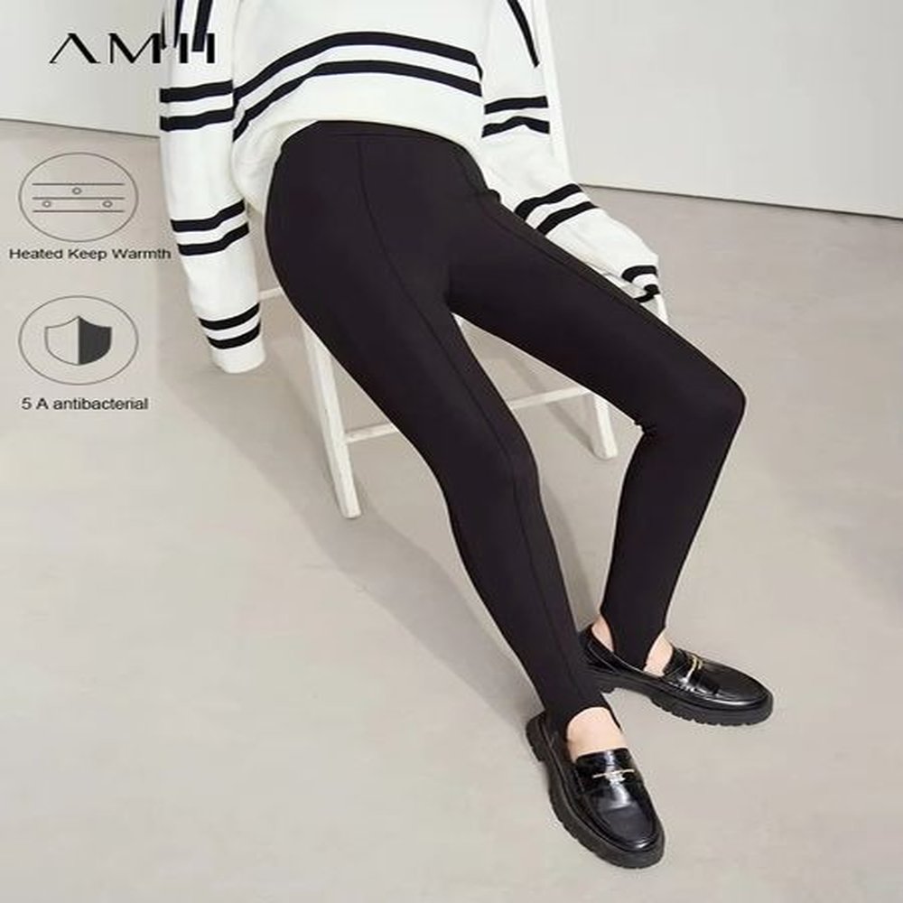 amii minimalist legging womens winter trouser ultra thin yoga high