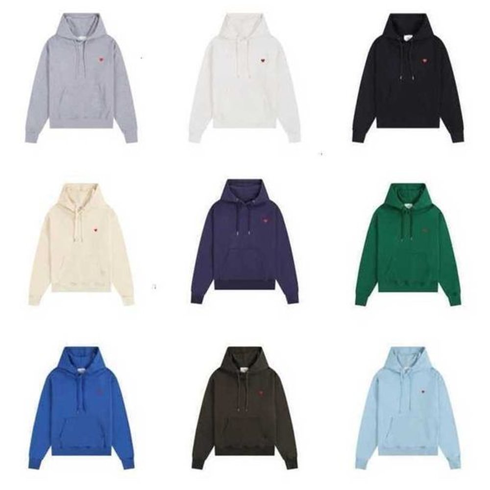 Amipull hoodie designer Mens Hoody sweatshirts Amihoodies pullover hooded A Heart designer woman hip hop fashion Cotton Shirts Amissweater j