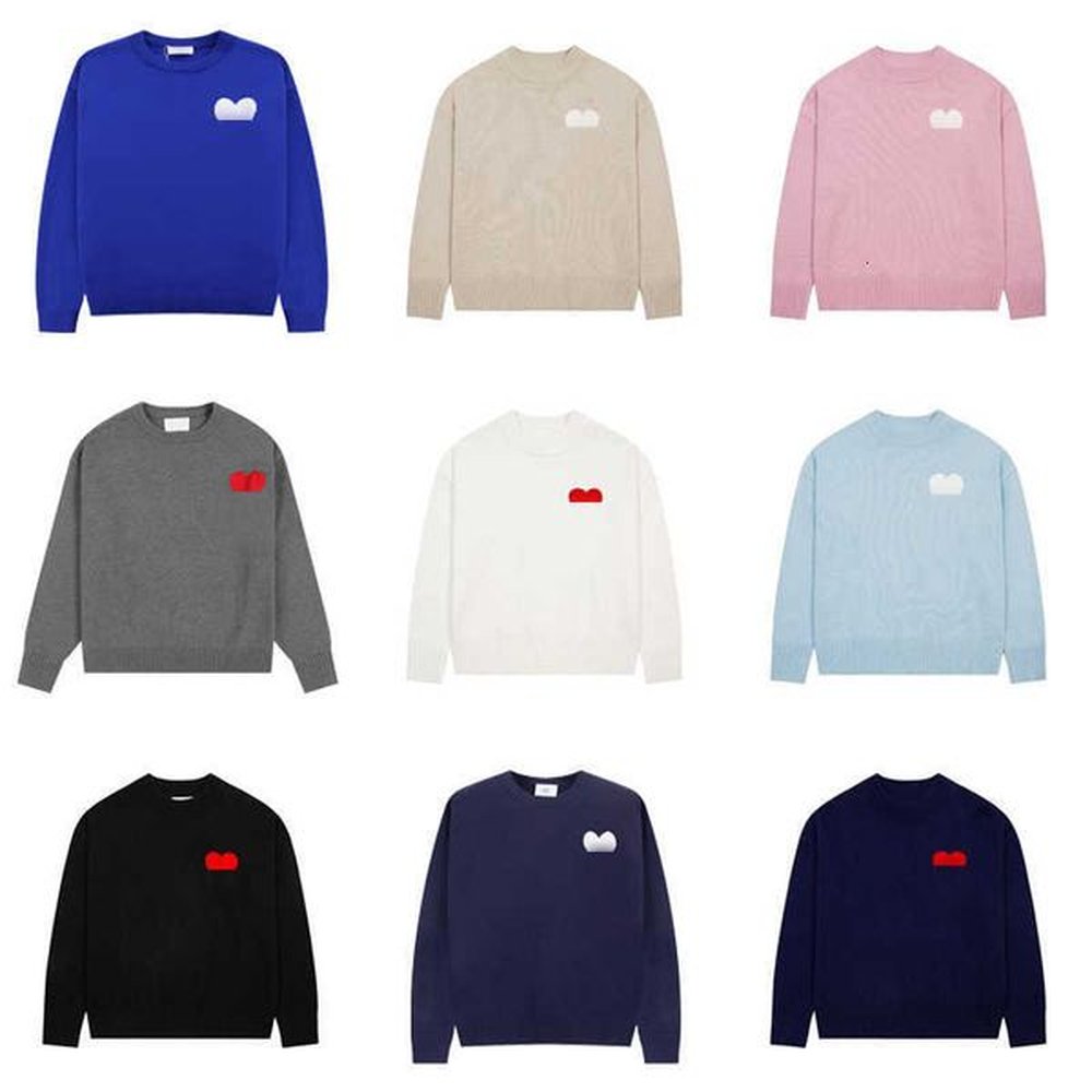 Amipull Sweater P Designer Women Jumpers Amipweater Mens Knitwear Amiknitsweater France High Street Cardigan Shirts A Heart Sweatshirts Knit