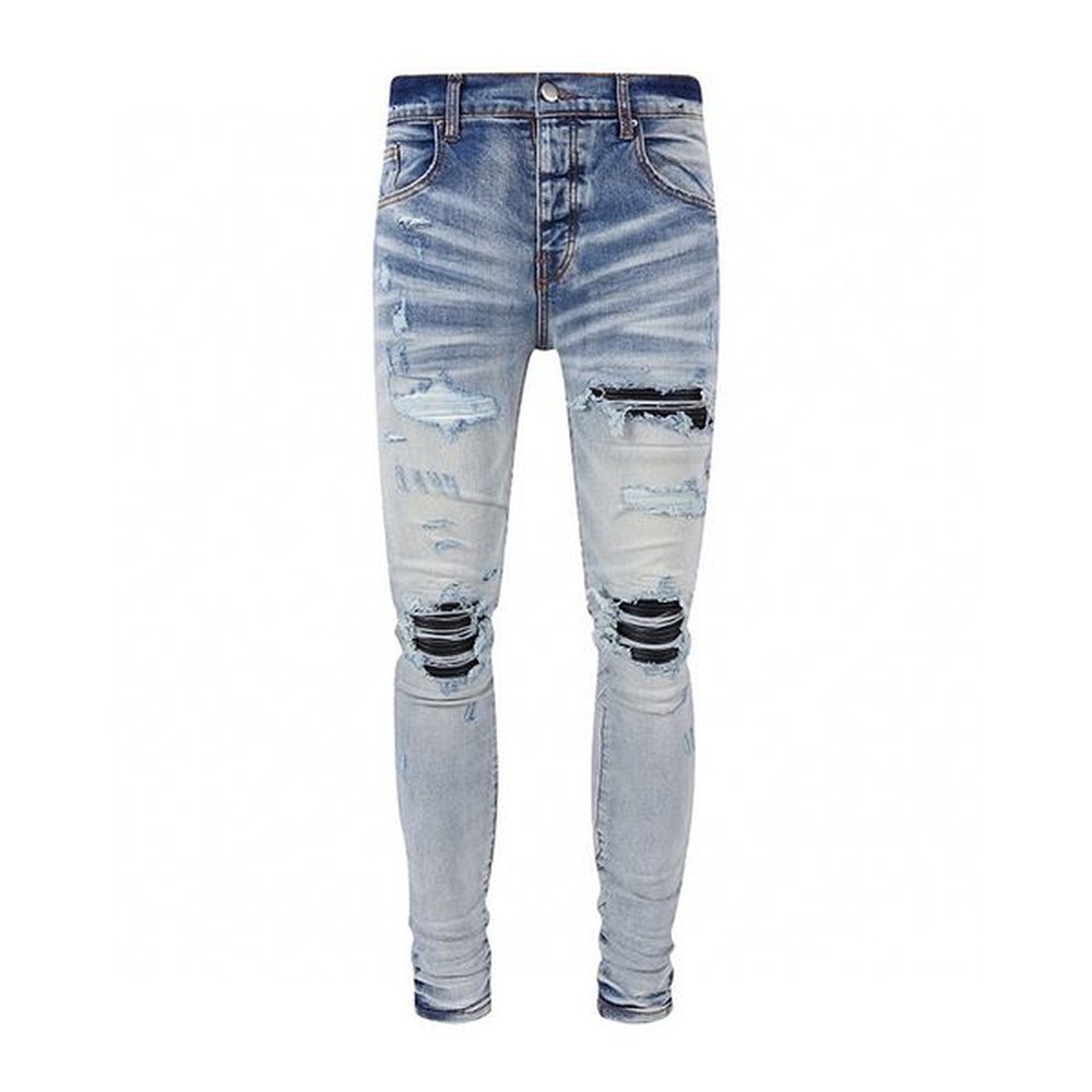 Amirs designer Mens jeans purple jeans ksubi jeans High Street Hole Star Patch Men's womens amirs star embroidery denim jeans stretch s