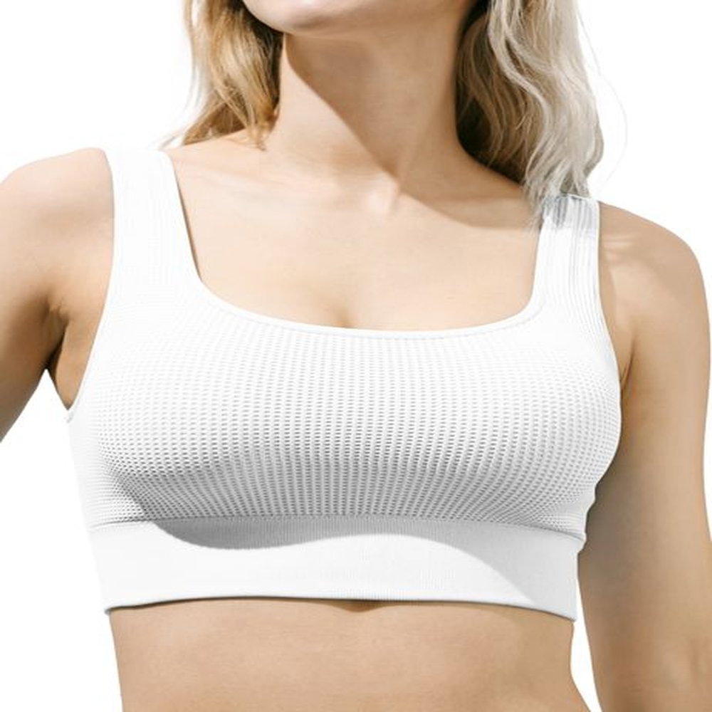 amriy womens u back sports bra scoop neck padded