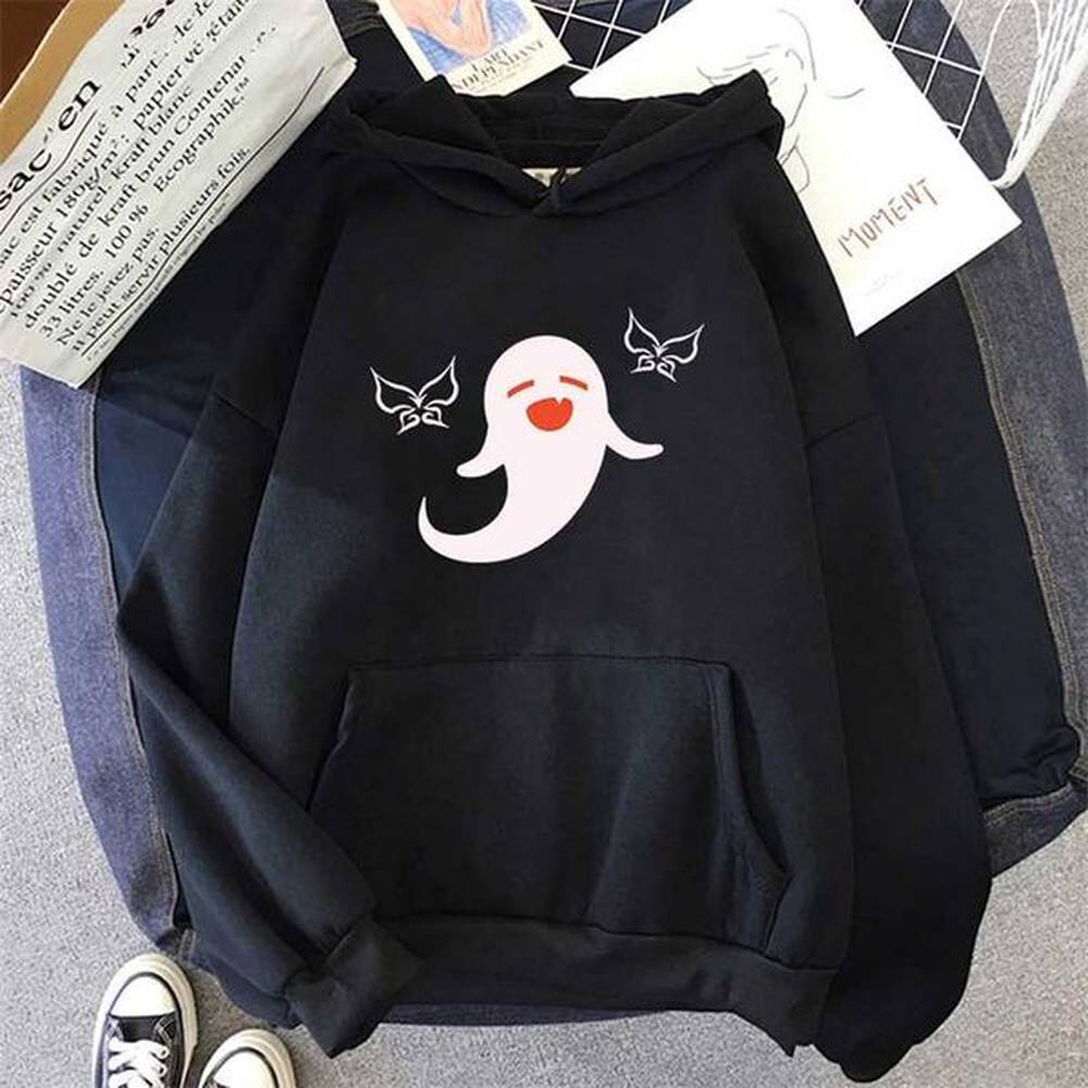 anime hoodie men streetwear genshin impact pullover hu tao sweatshirt