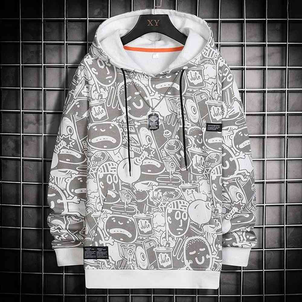 Anime Hoodies Fashion Clothing Men Streetwear Harajuku Hoodie Japan Style Sweatshirts Long Sleeve Shirts Men Clothes