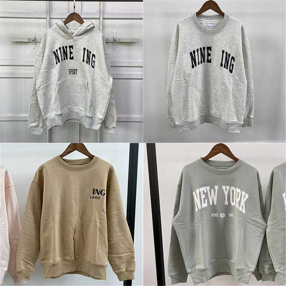 anine mens womens designer bing hoodies fashion classic sweatshirts printed