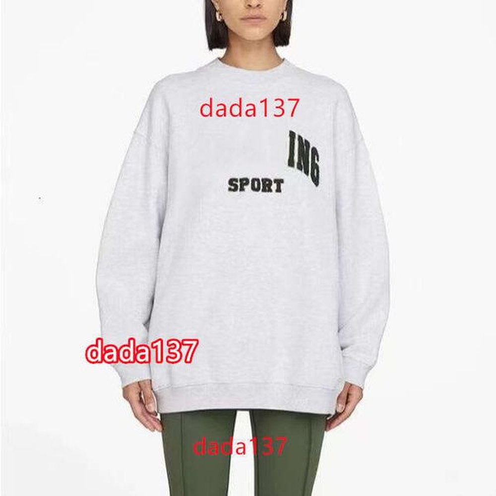 annie women sweatshirt designer pullover classic embroidery letter inside