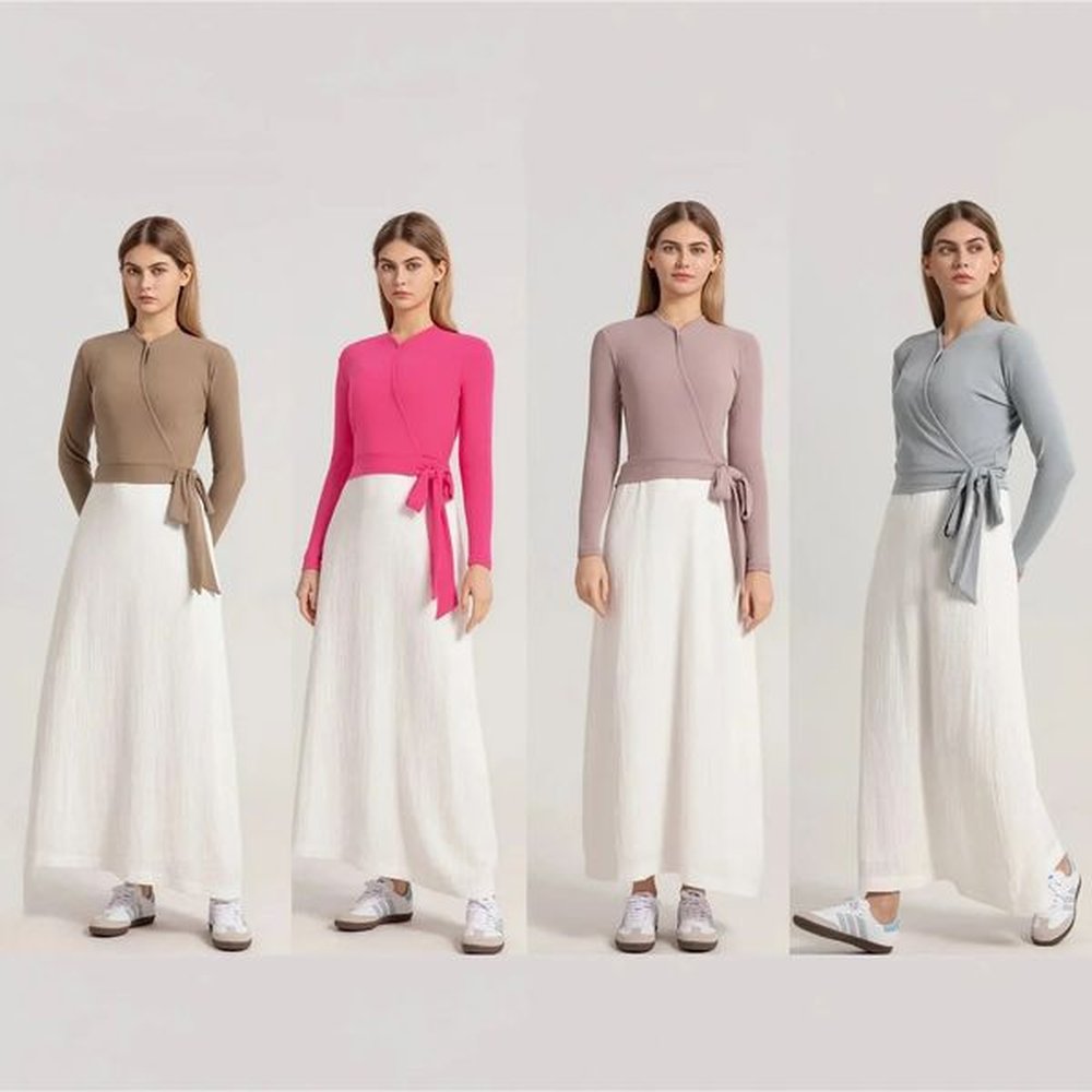 ap wrap tee spring summer cotton women wrap tshirt