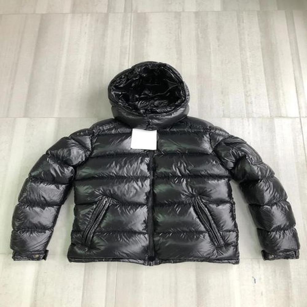 Arm Pocket Badge Mens Down Jacket Fashion Designer puffer jacket Winter Hooded down jackets arm have NFC Detachable Hat warm coat Size 1-6