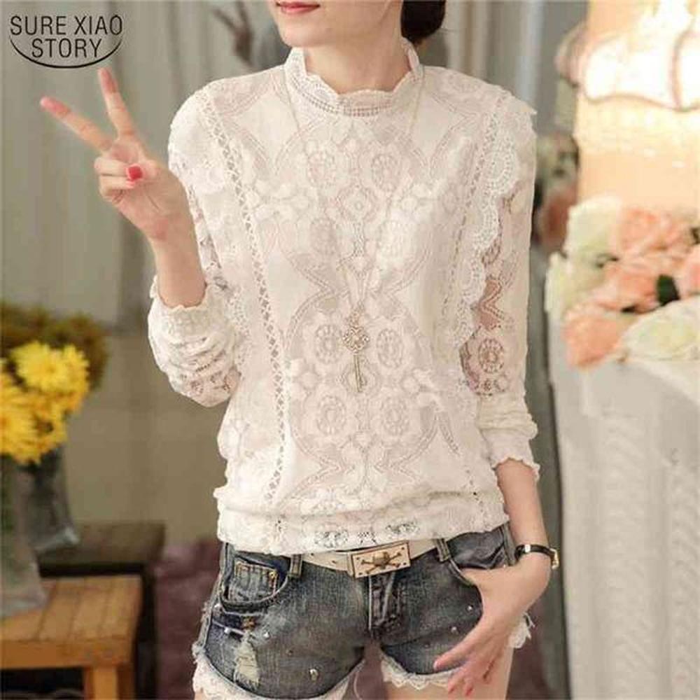 arrival autumn women blouses long sleeve fashion casual chiffon shirts