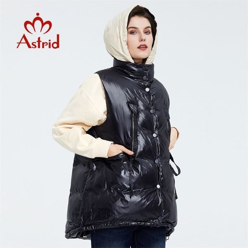 astrid spring autumn women sleeveless parka coat warm jacket women
