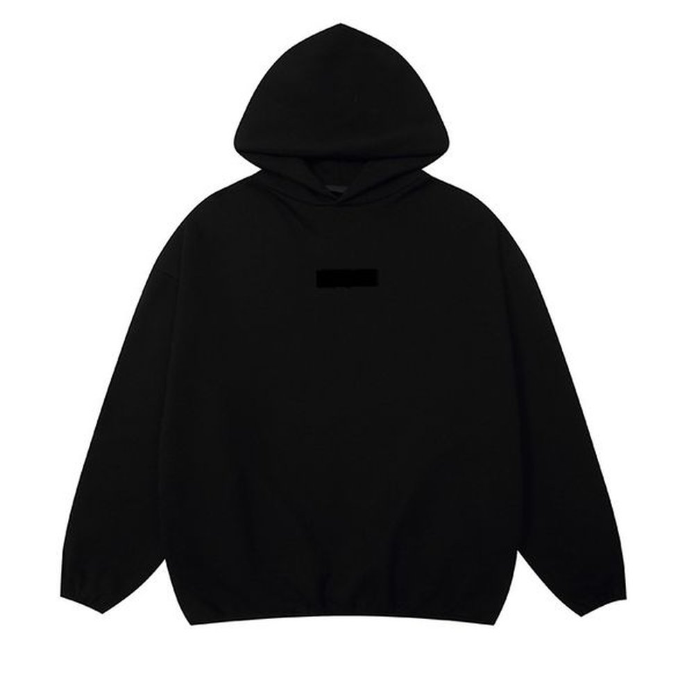 Autuman Women Terry Tracksuits Man Cotton Sweatshirt Men Oversized Graphic Designer Hooded Hoodies US Size Black