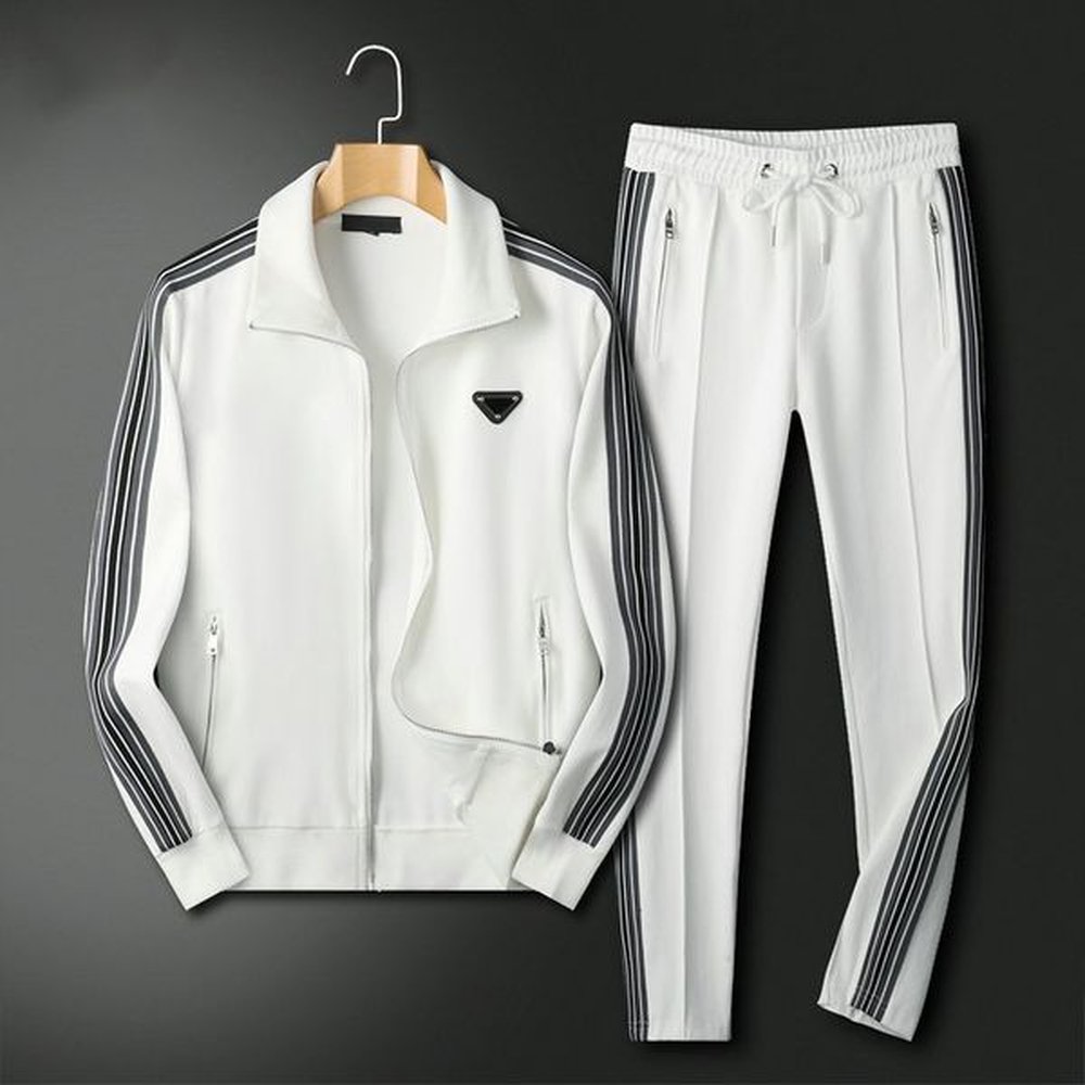 Autumn and winter fashion hooded sports casual cardigan jacket trousers two-piece men's fashion