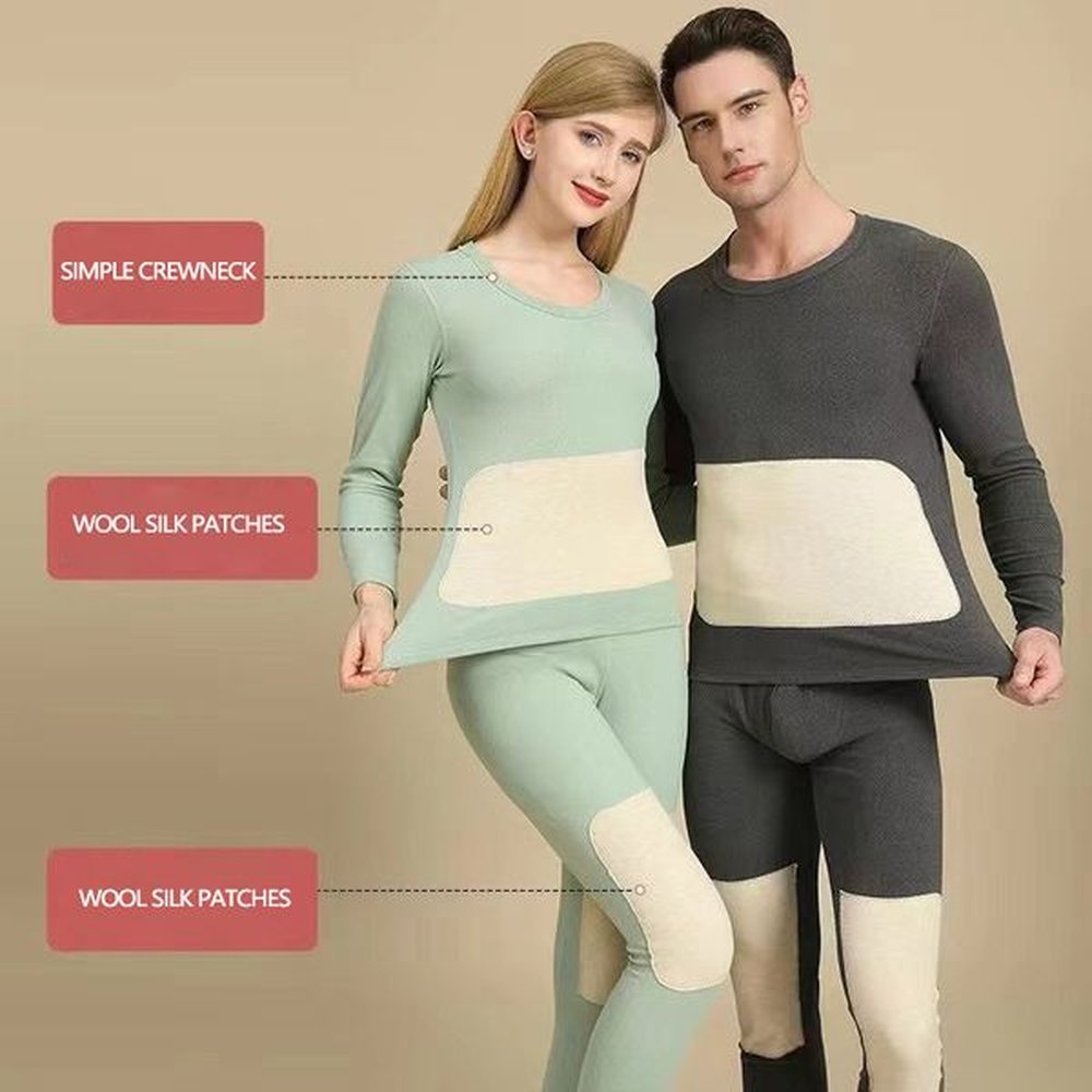 autumn and winter high elasticity thick polyester thermal patch underwear