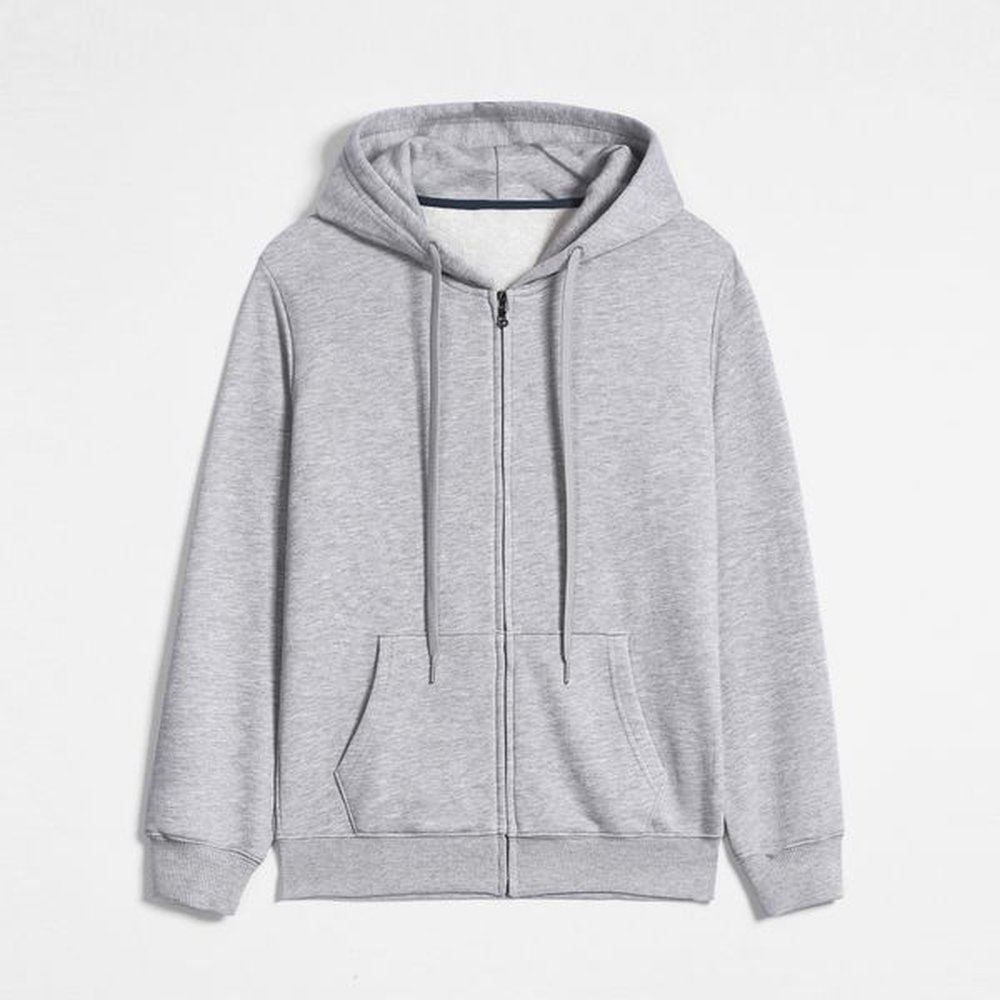 Autumn and winter hot selling men's polo hooded sportswear and pure cotton sportswear casual hooded sports jacket large size