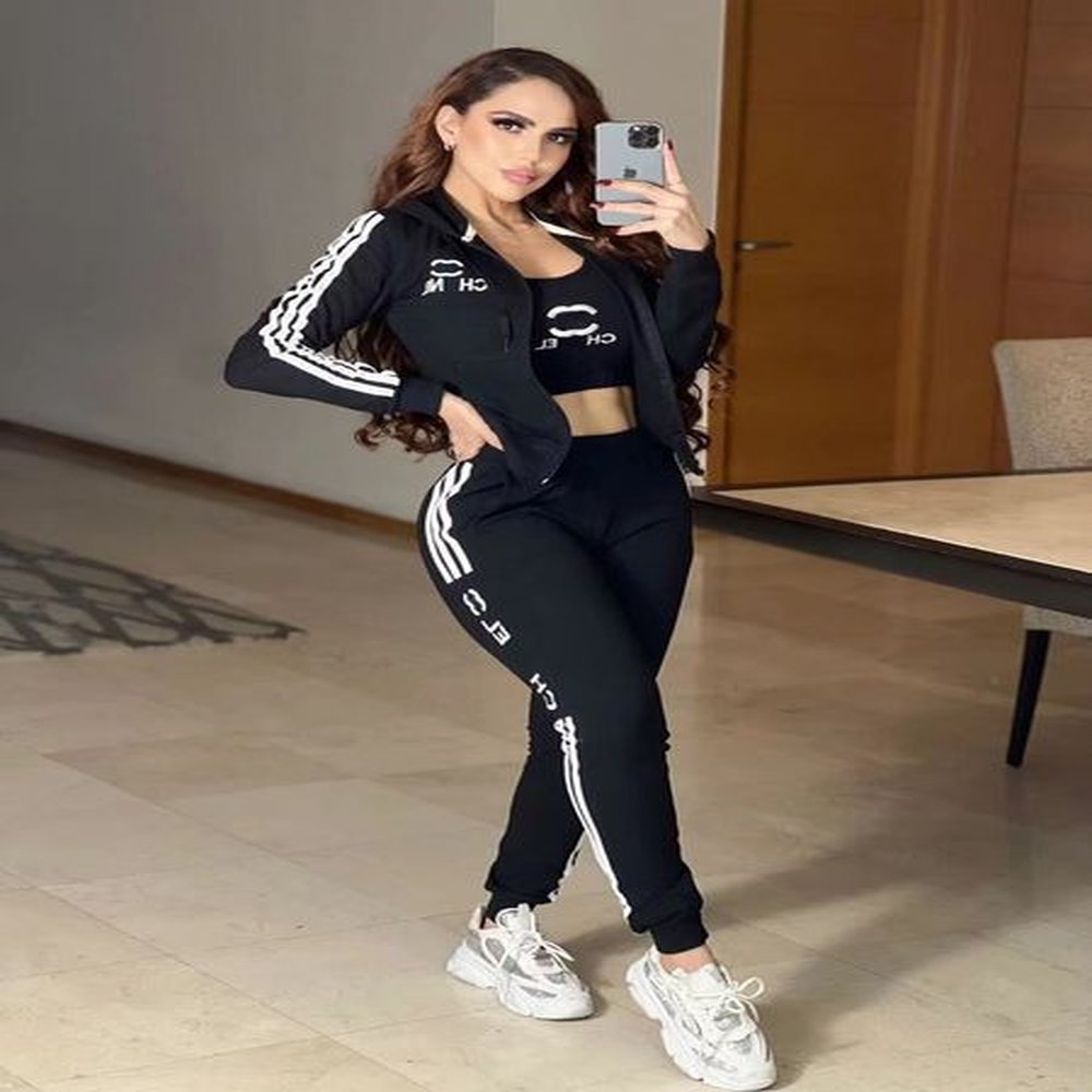 autumn and winter new fashion trend baseball hooded three piece