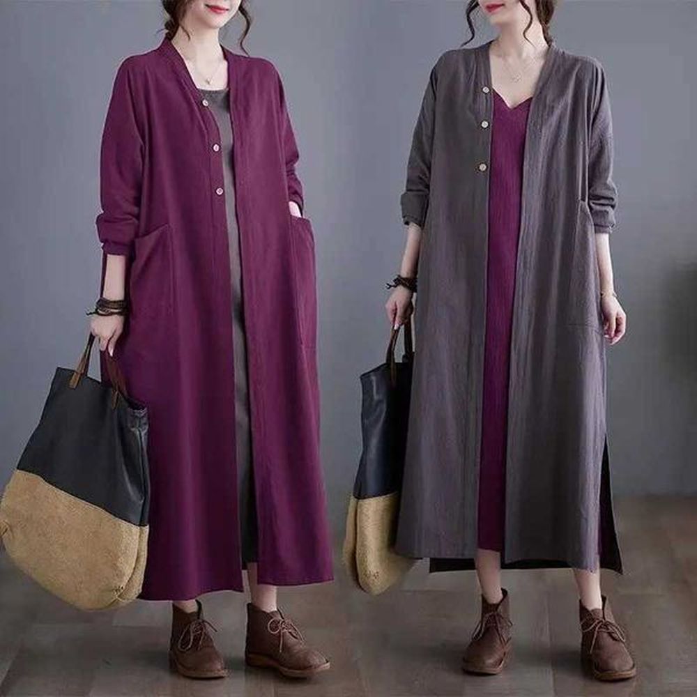 autumn new art retro cotton linen shirts for women