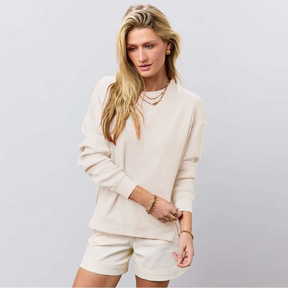 autumn new womens round neck knitwear fashionable brand american sweater