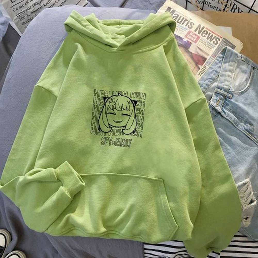 autumn winter ania printed hoodie sweatshirt for men and women