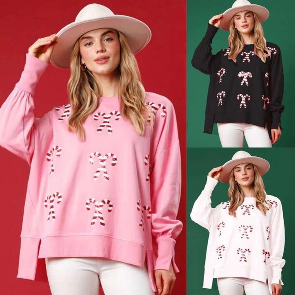 autumn winter new european and american womens christmas candy sequin