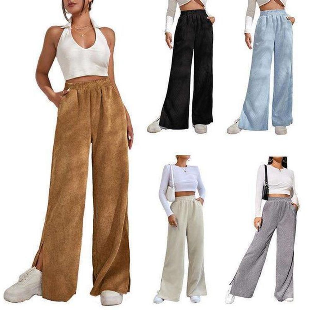 autumn winter new womens high waisted casual pants european and