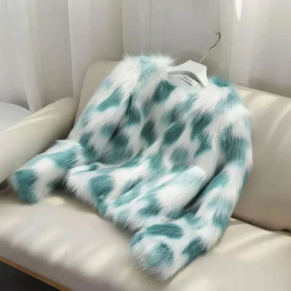autumn winter round neck contrast color office lady womens clothing