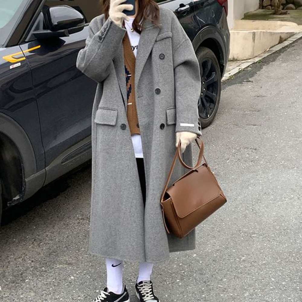 autumn winter women elegant long wool coat doublefaced cashmere coat.jpeg