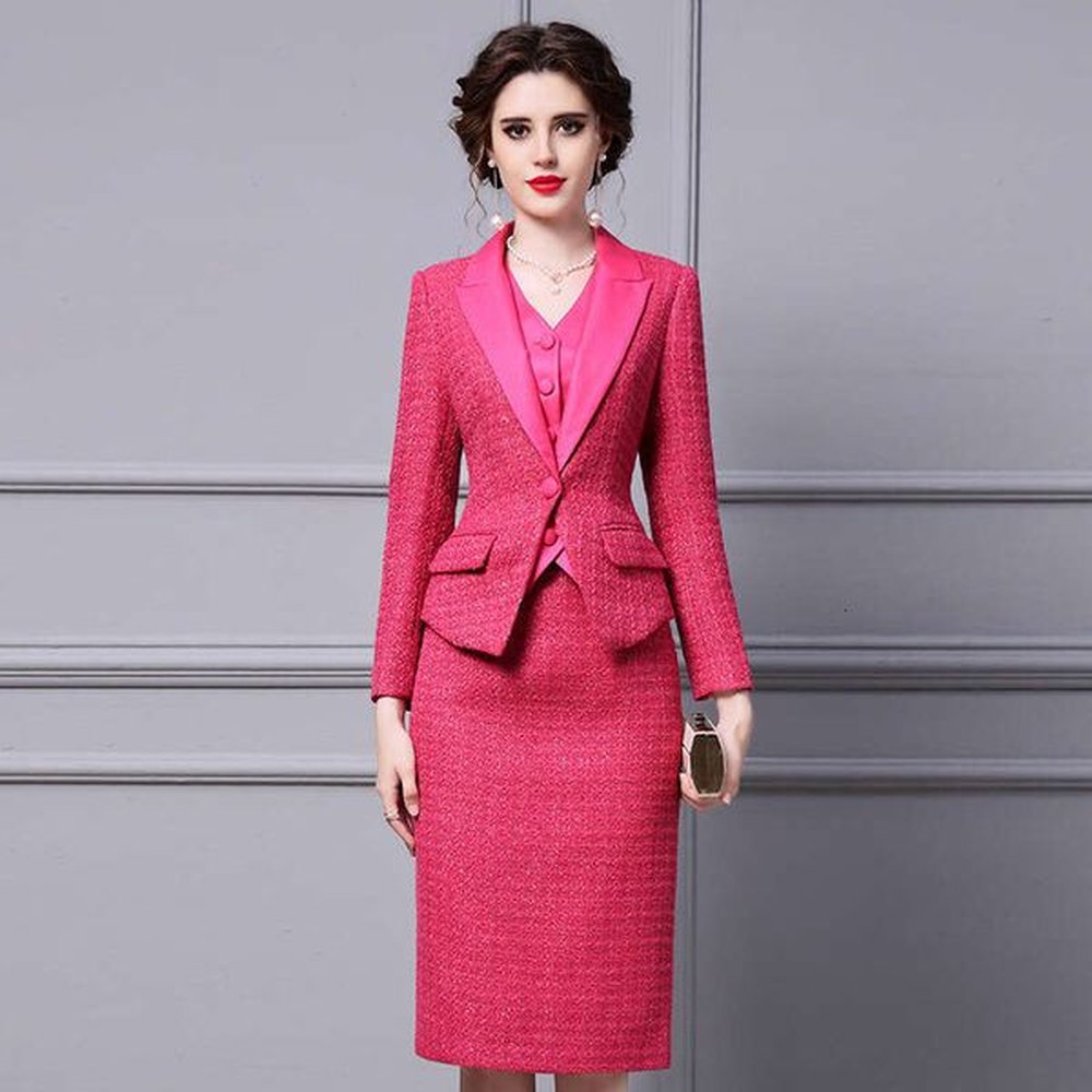 autumn womens new set high grade small fragrant style