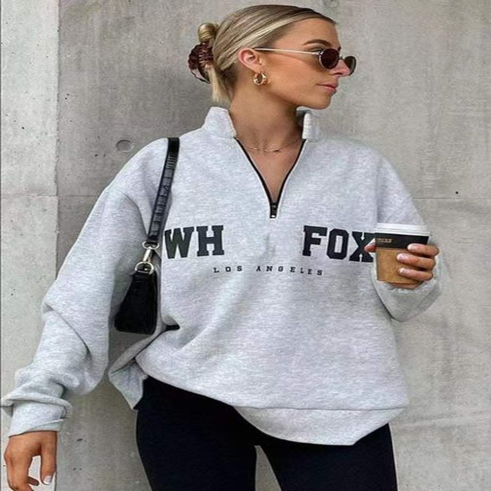 autumn womens pullover hoodie casual loose wf designer womens sportswear