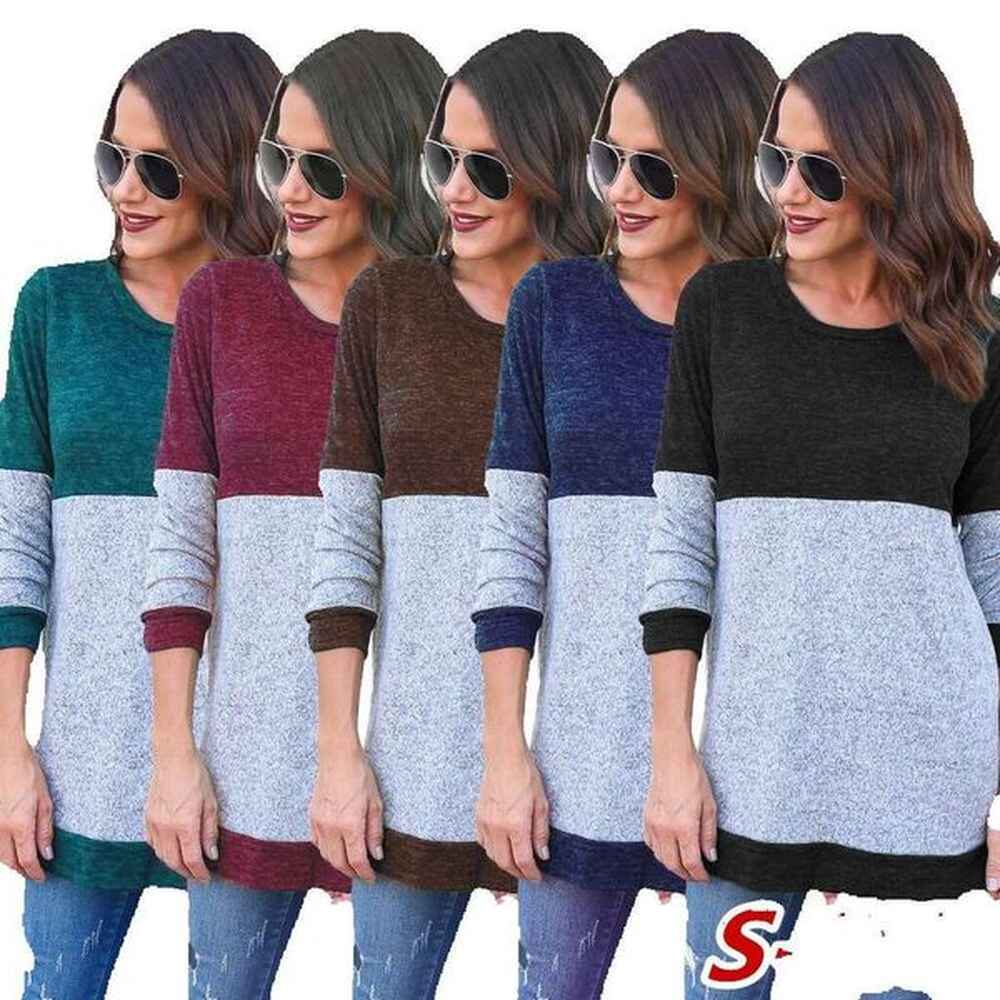 autumnwinter knitwear sexy splicing sweater tshirt womens wear knit sweater