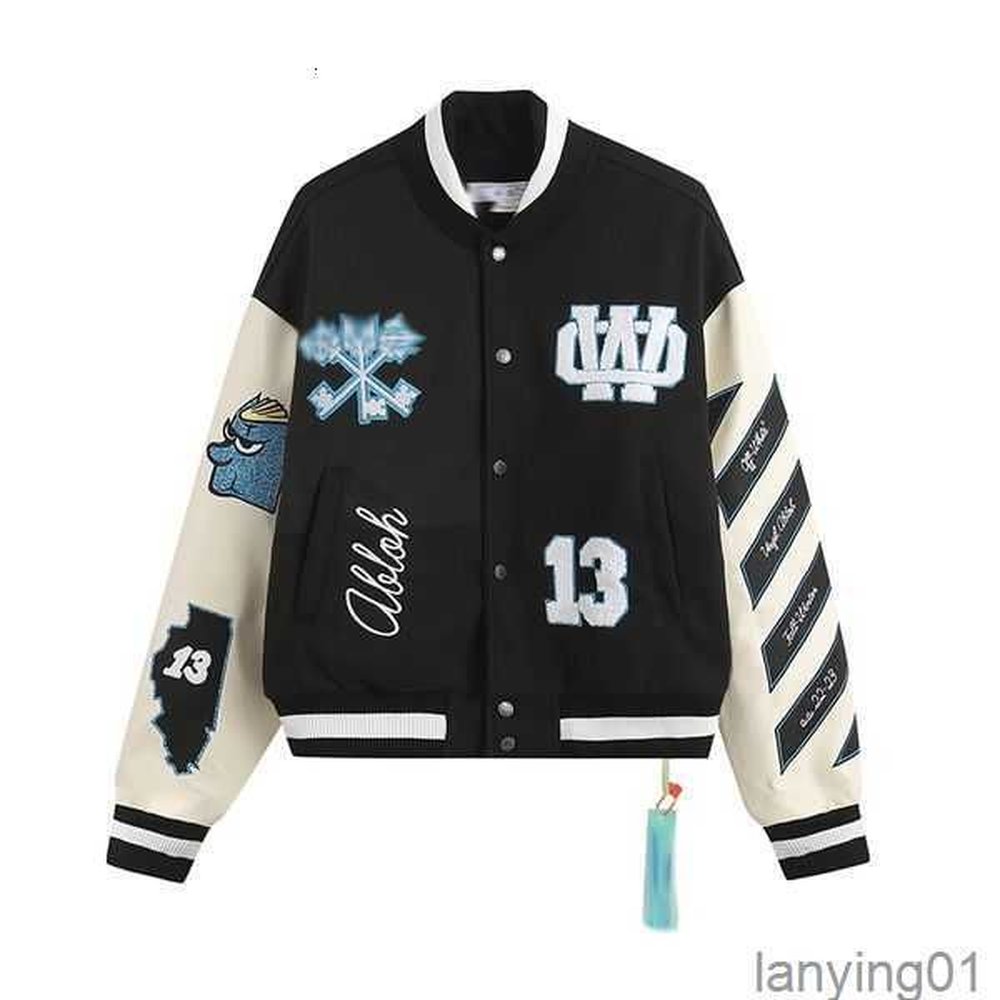 Autumn/winter New Men's Leather Tactical Tooling Letter Embroidery Leather Coat Original Hardware Mold Enlarge Details the Upper Body I