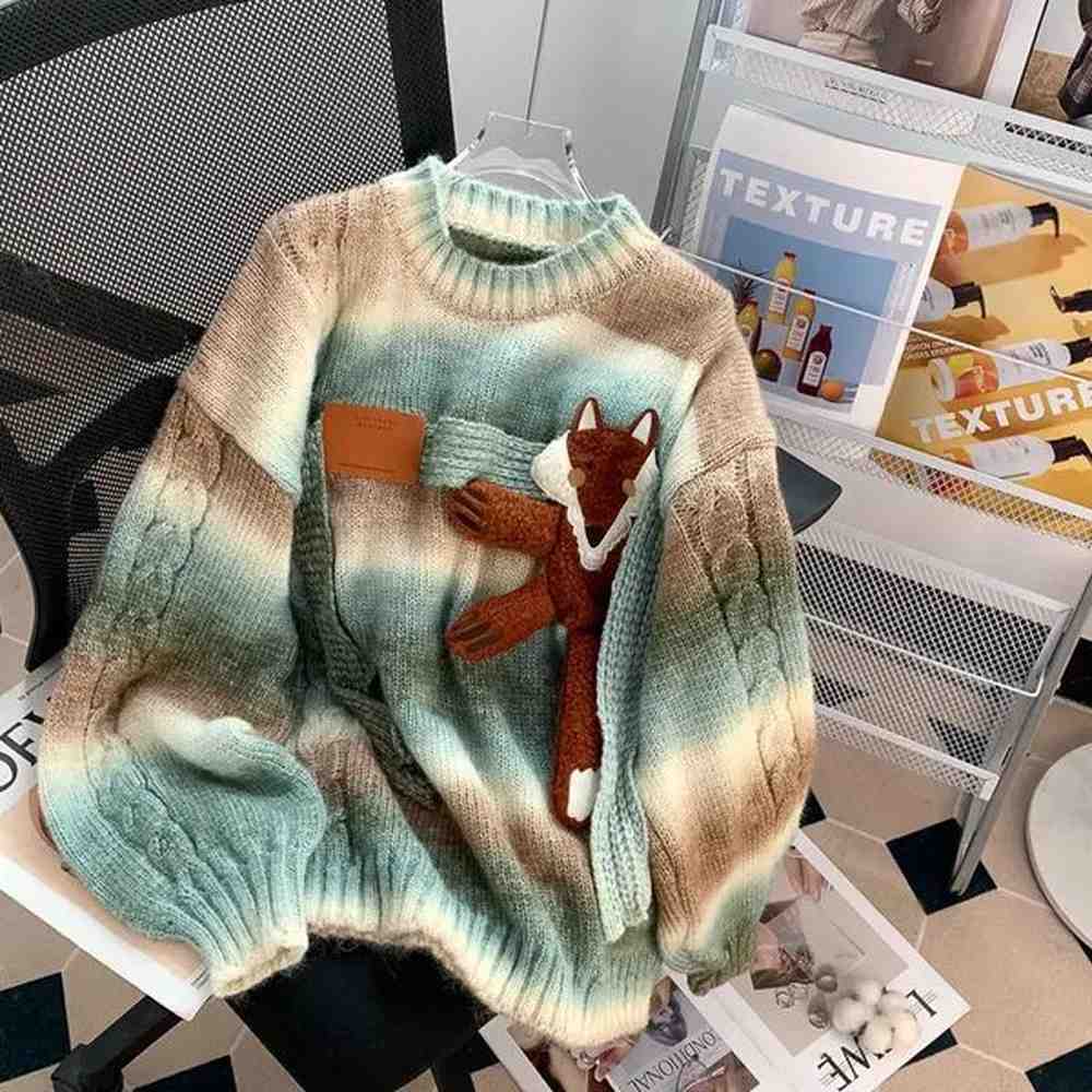 Autumn/Winter Street Fashion Mens and Womens Casual Knitted Top Sweater 241126
