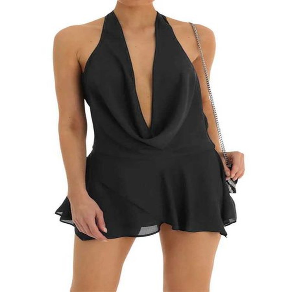 basic casual dresses chrenstyle womens sexy slimming low cut mini