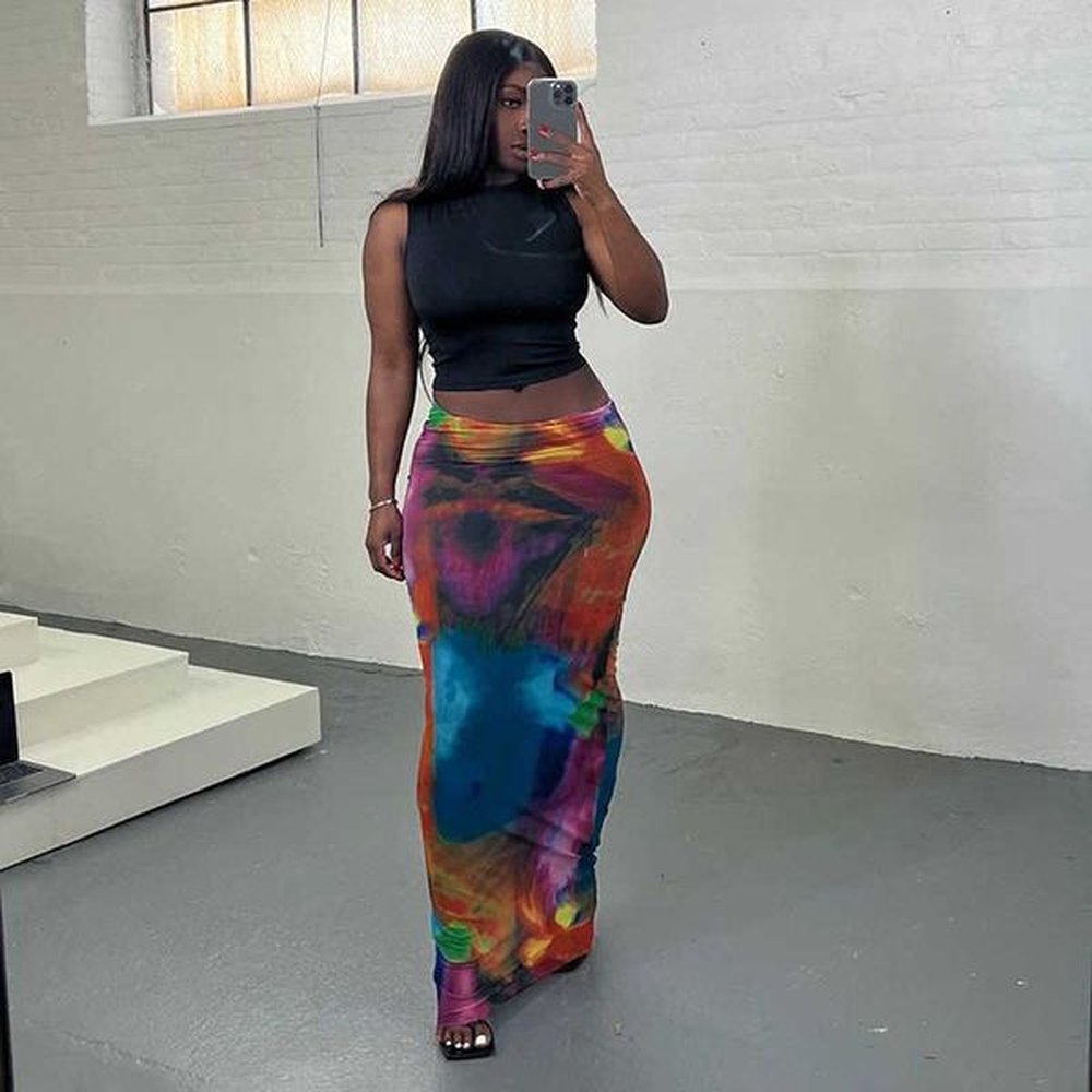 basic casual dresses msk womens summer new casual colored print