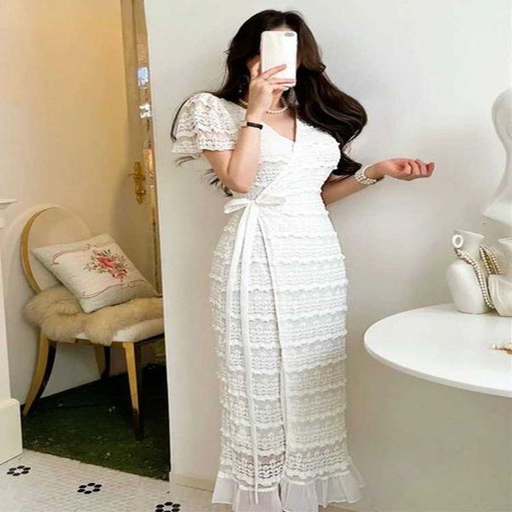 basic casual dresses womens elegant bodycon dress summer sexy vneck