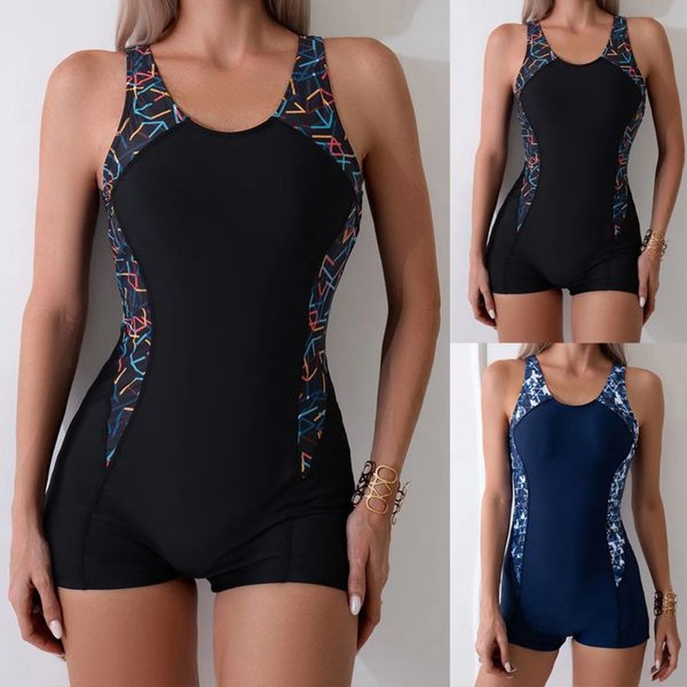 bathing suit for women tummy control womens athletic swimsuits boyleg
