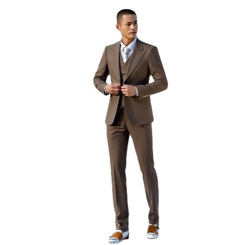 3102 Best man wedding dress Korean style slim suit for men
