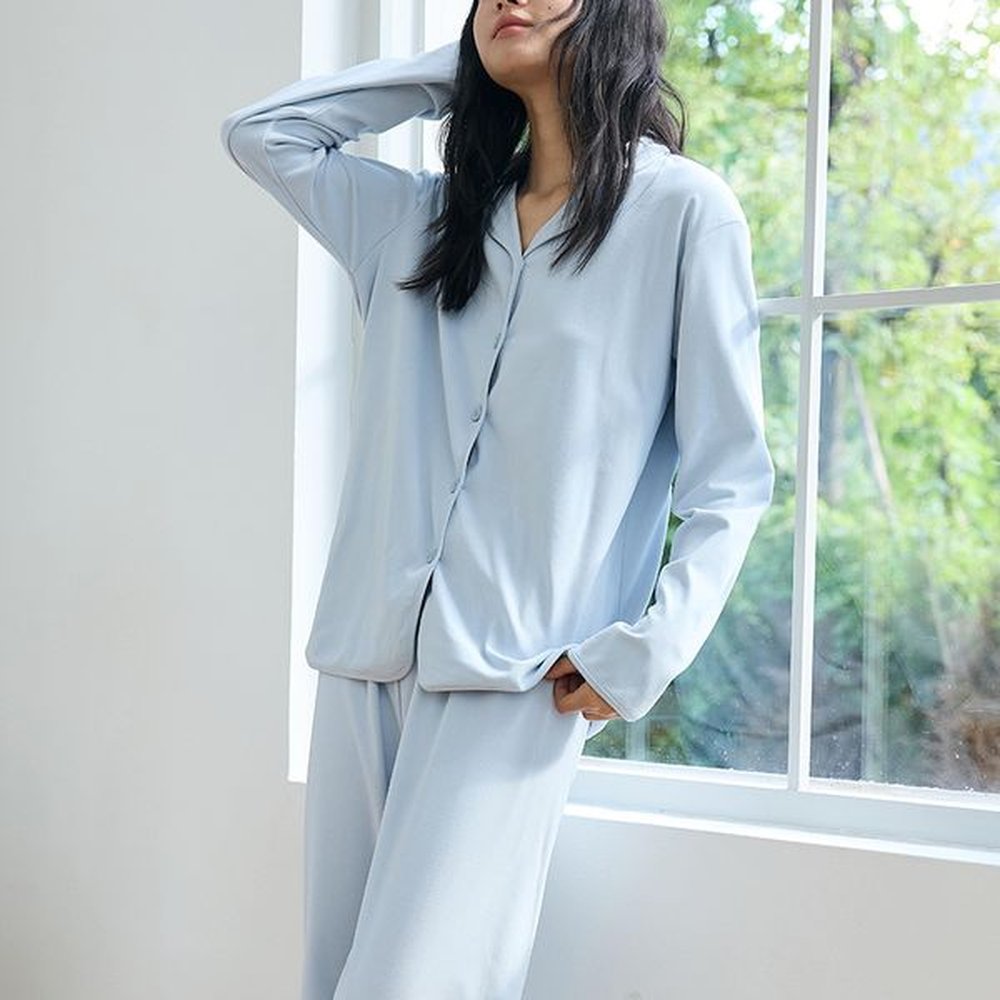 bhouse clothes women autumn and winter solid color suit loose