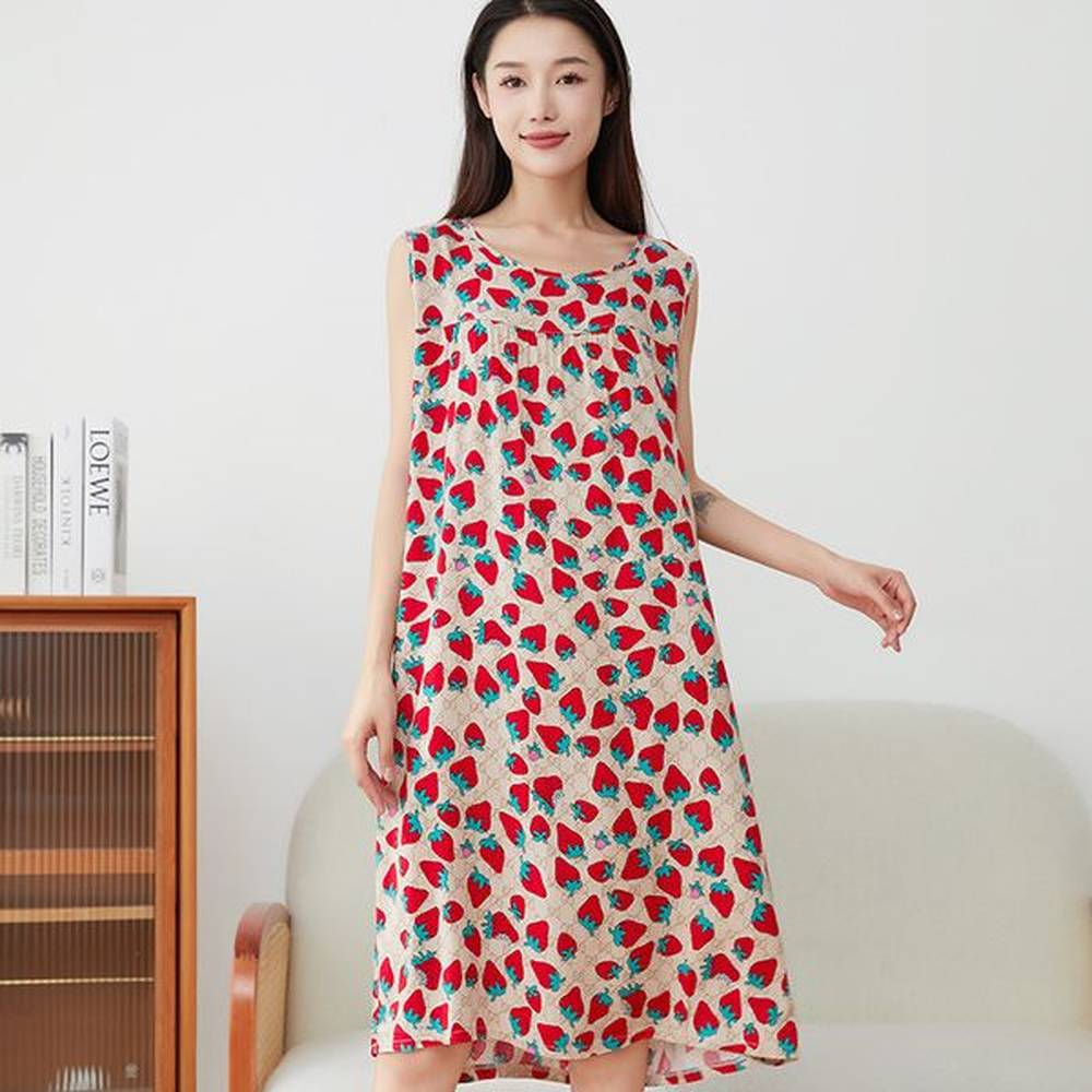 bhuamanwu popular summer cotton silk womens pajamas plus size plus