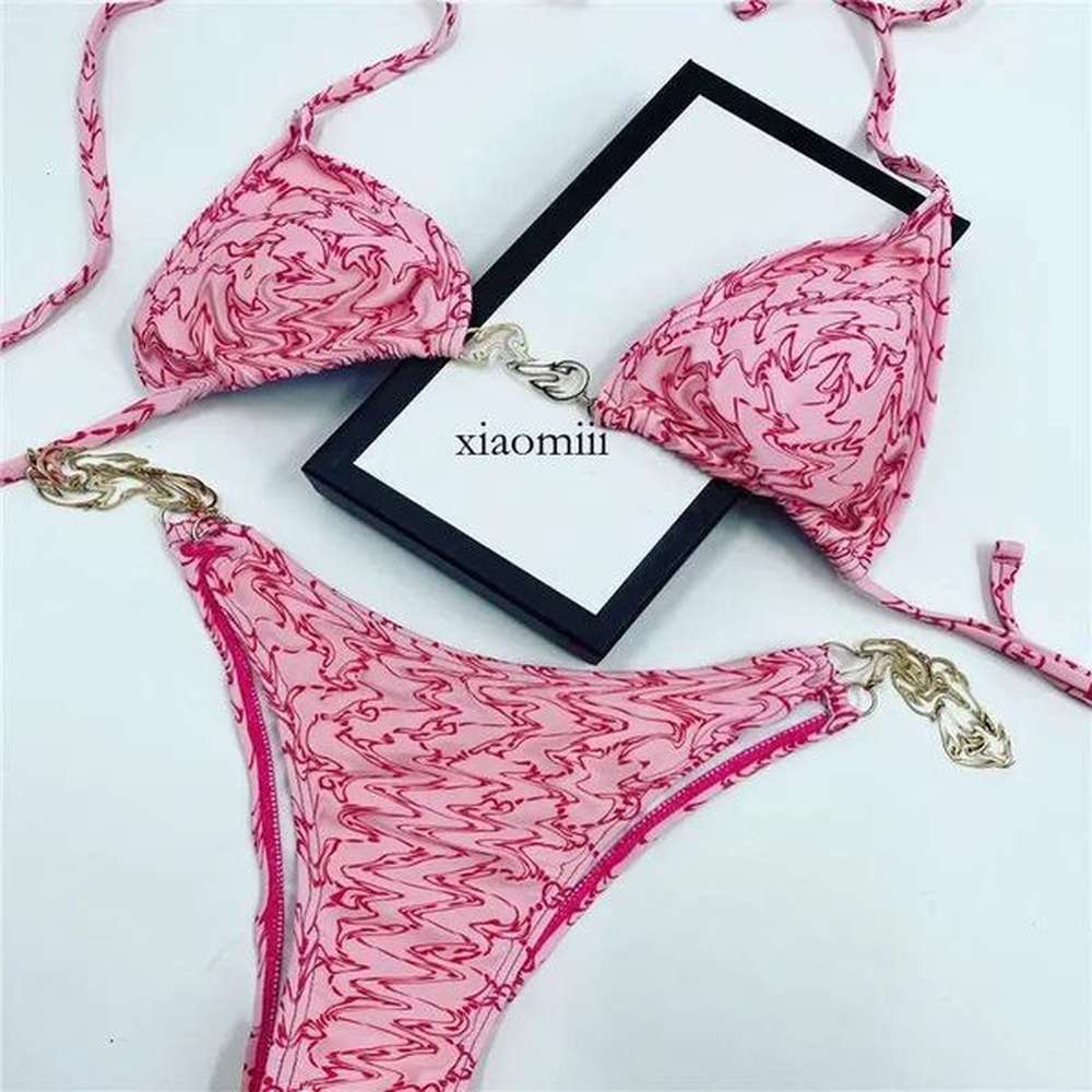 Bikinis designer Womens fashion clothing Swimsuits Set Beach Bathing Two piece set bikini Wind Swimwears Female Classical Swimwear