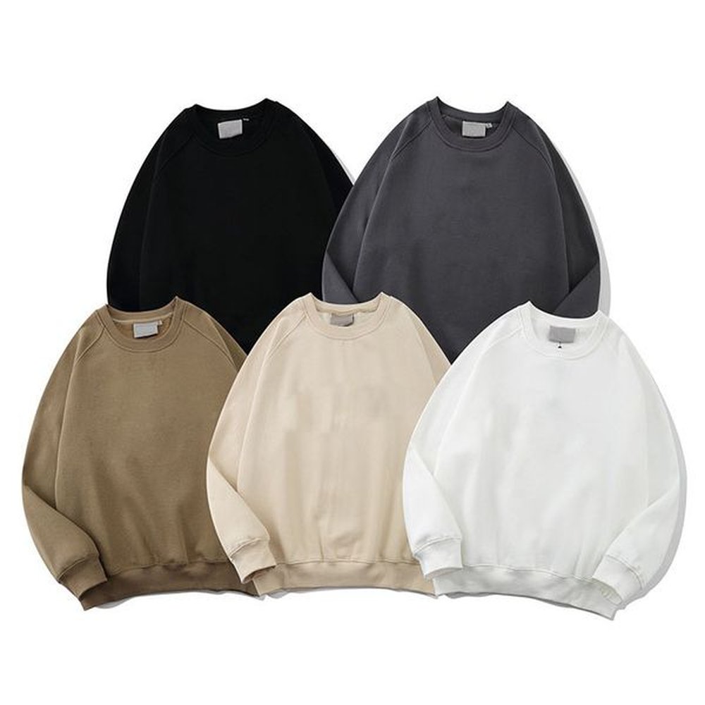 black hoodies for men coats designer women sweatshirts solid color plush fleece pullover crewneck casual sweat shirts lovers couples fall cl