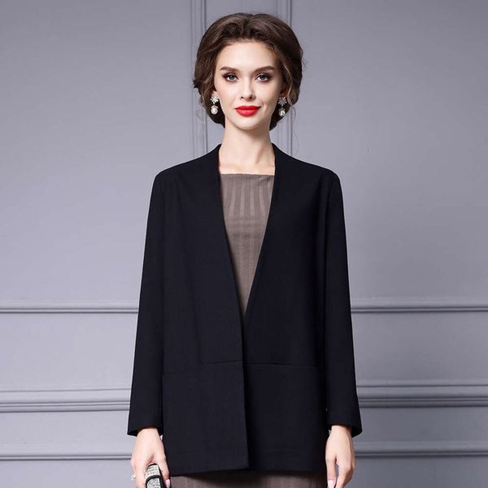 black jacket for womens spring and autumn wear new