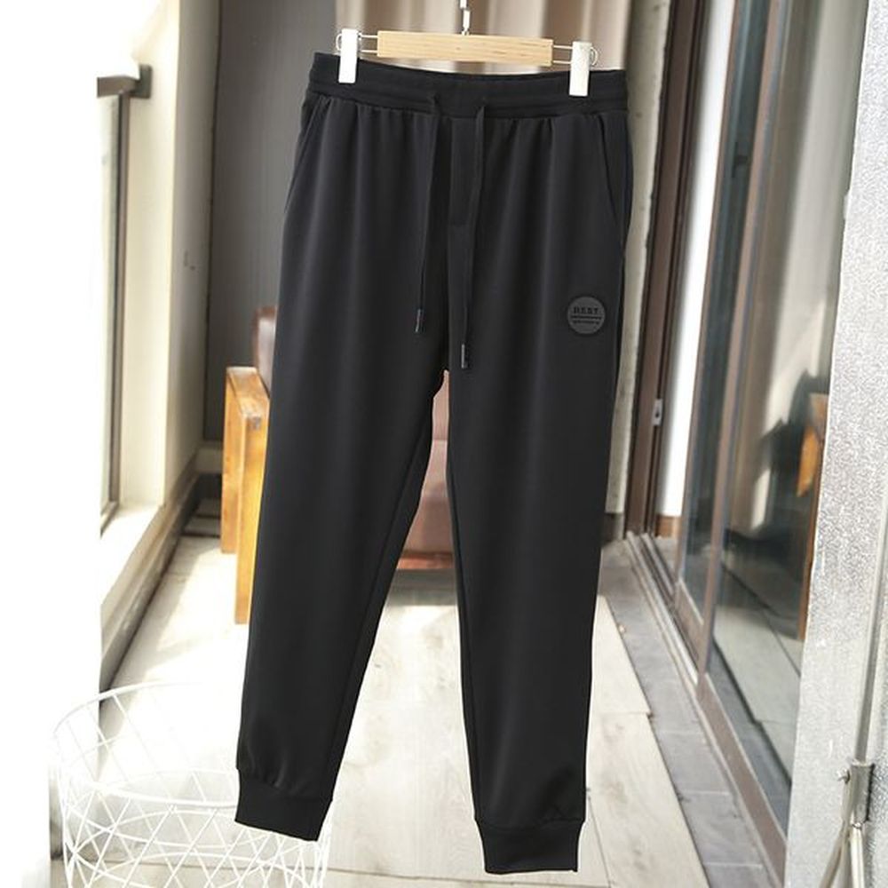 Black sports casual pants sweatpants trend