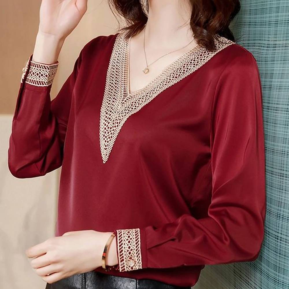 blouses female long sleeve blouse women blusas mujer de moda