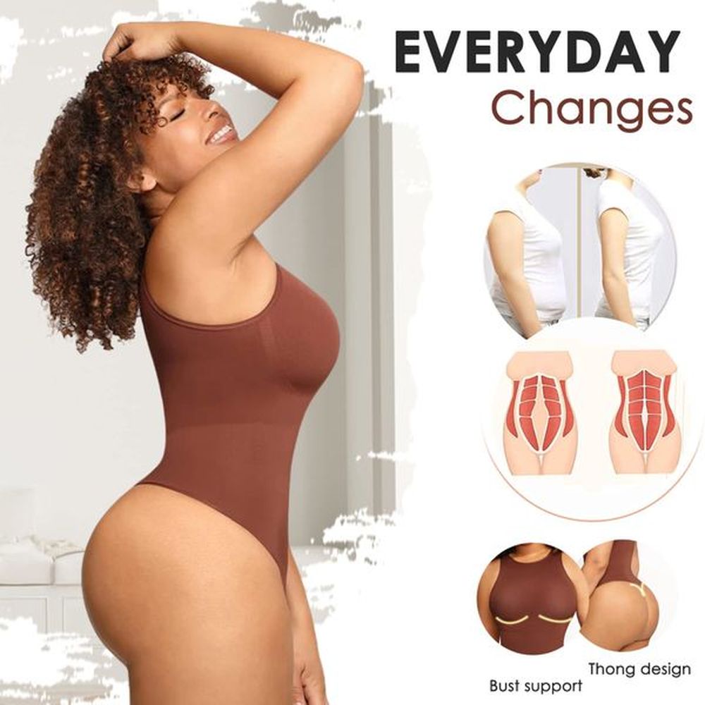 bodyhugging tshirt bodysuit tops for women soft crew neck body
